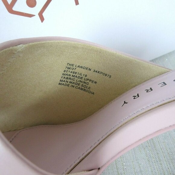 New Katy Perry The Landen Mules Sandals Pink 7 - Picture 9 of 11